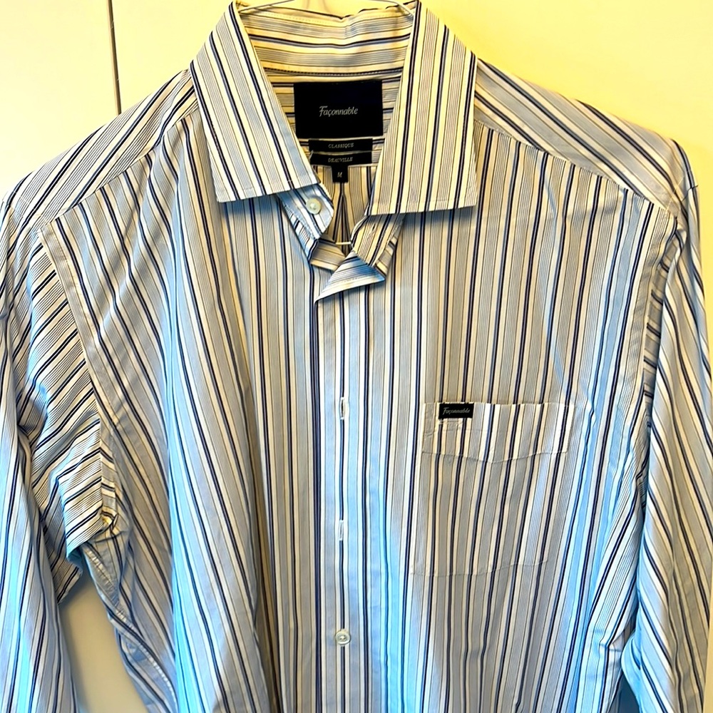 Mens faconnable dress shirt like new!!!
